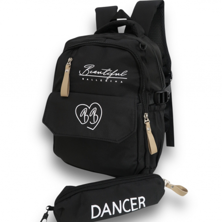 Ghiozdan - Everyday Set - School + Dance - negru [1]