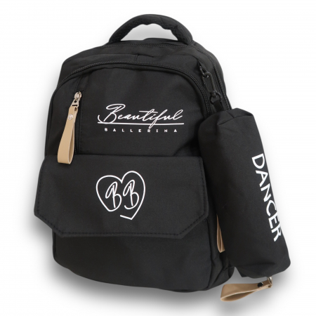 BALET - Ghiozdan - Everyday Set - School + Dance - negru