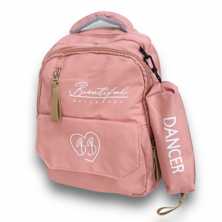BALET - Ghiozdan - Everyday Set - School + Dance - roz