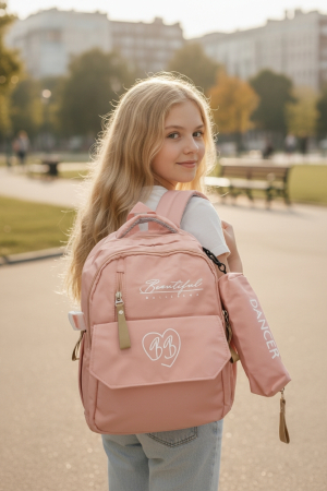 Ghiozdan - Everyday Set - School + Dance - roz [7]