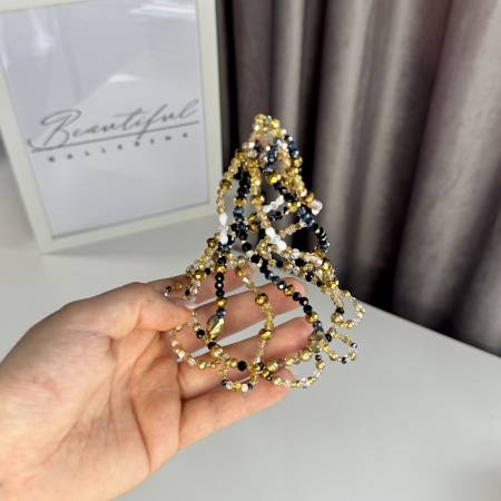 Harlequinade Pro Headpiece - black & gold [5]