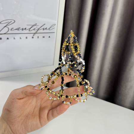 Harlequinade Pro Headpiece - black & gold [6]