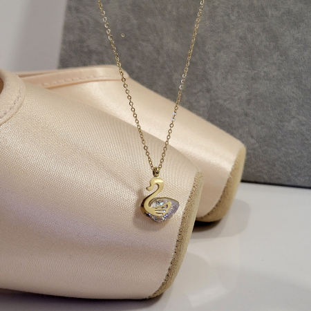 Lantisore - Lant - Precious Swan Swarovski - White