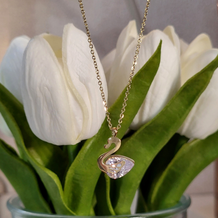 Lant - Precious Swan Swarovski - White [3]