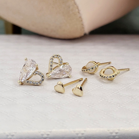 Love - Set cercei - Lili Heart - 3 perechi