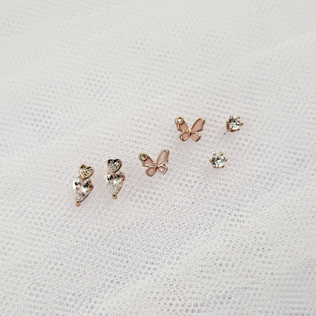 Set Cercei - Butterfly Love - 3 perechi. [4]