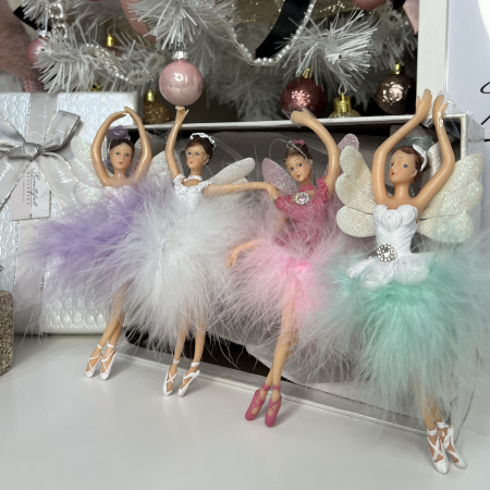 Set de 4 Balerine - ornamente de Crăciun pentru brad [4]