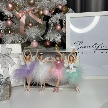 Set de 4 Balerine - ornamente de Crăciun pentru brad [3]