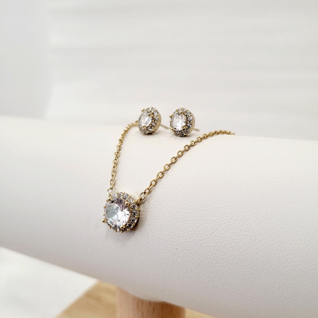 Set Diamond - gold - lantisor + cercei [1]