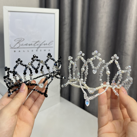 BB PRO TIARAS - Set Tiare - Odette & Odile - white & black
