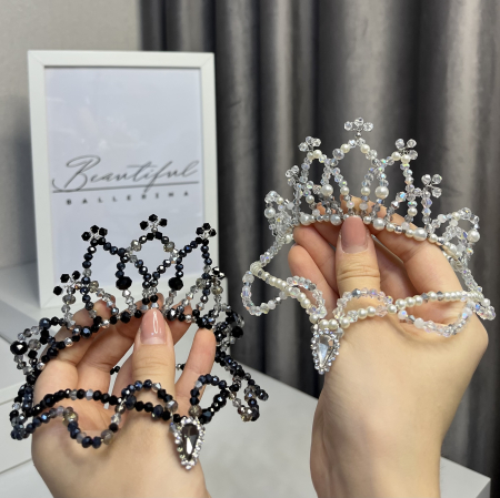 BB PRO TIARAS - Set Tiare - Odette & Odile - white & black