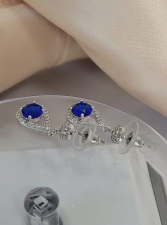 Special - Variation Earrings - Blue/Silver [1]