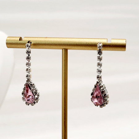 Stage Set - Pink & Silver - colier si cercei pentru scena [3]