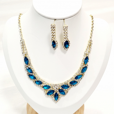 Stage Set - Turquoise - colier si cercei pentru scena [4]