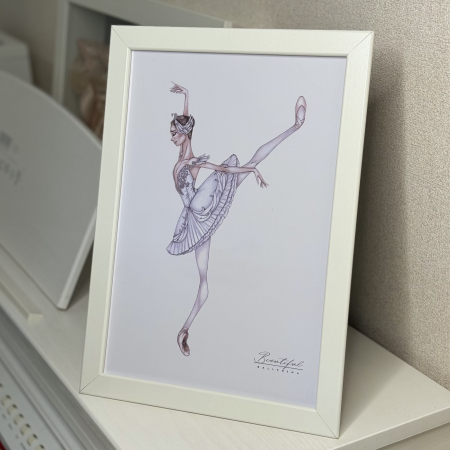 CADOURI - Tablou - Balerina Lebada - Odette - Swan Lake, A4