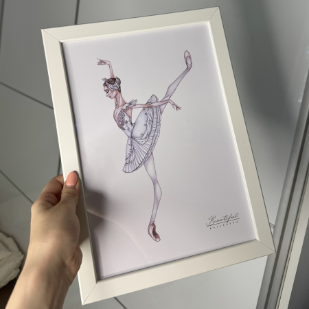 Tablou - Balerina Lebada - Odette - Swan Lake, A4 [4]
