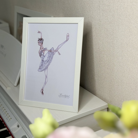 Tablou - Balerina Lebada - Odette - Swan Lake, A4 [2]