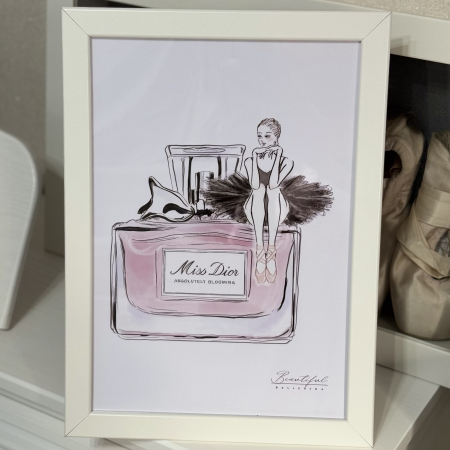 CADOURI - Tablou  Balerina - Parfum Miss Dior A4