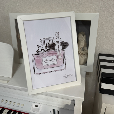 Tablou  Balerina - Parfum Miss Dior A4 [5]