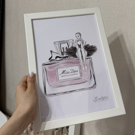 Tablou  Balerina - Parfum Miss Dior A4 [8]