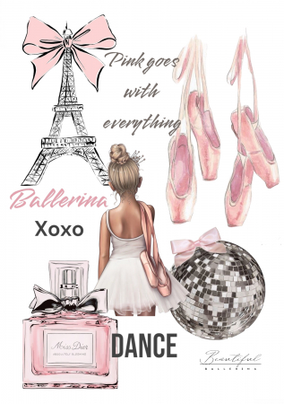 Tablou - Ballerina Aesthetic A4 [5]