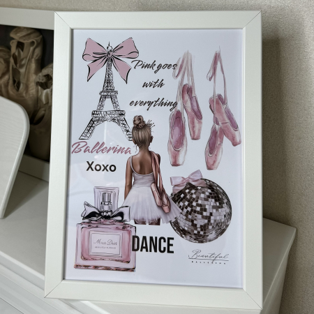 CADOURI - Tablou - Ballerina Aesthetic A4