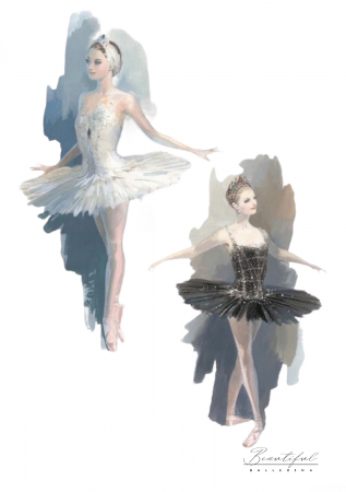 Tablou - Lacul Lebedelor - Swan Lake A4 [7]