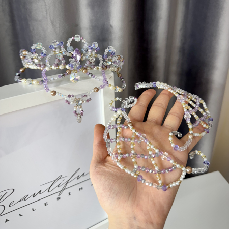 Tiara + 2 accesorii - lila - Raymonda [1]
