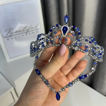 Tiara blue & silver - Satanella [2]