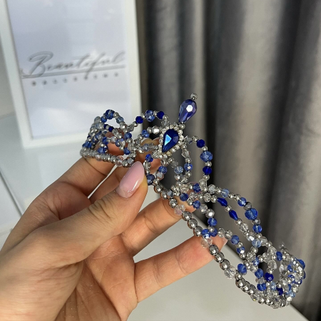 Tiara blue & silver - Satanella [3]