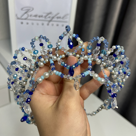 Tiara blue & white - Cinderella [10]