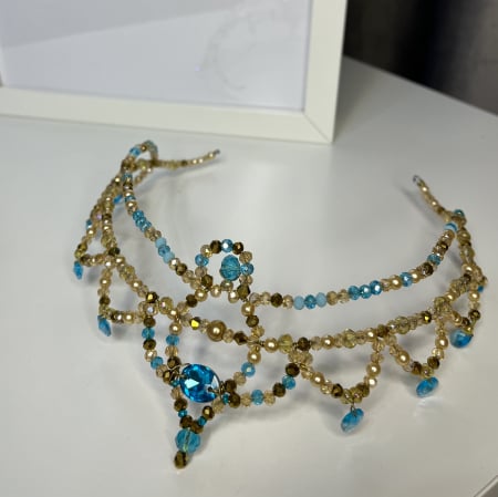 Tiara gold and turquoise - Le Corsaire [5]