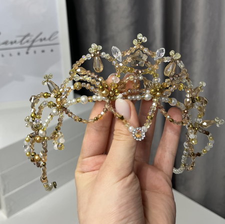 Tiara - gold - Nikiya [5]