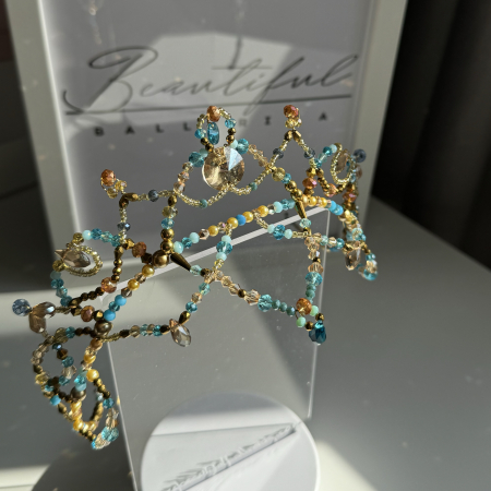 Tiara gold & turquoise - Pas D’esclave [3]