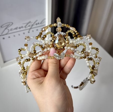 Tiara - gold & white - Raymonda [0]