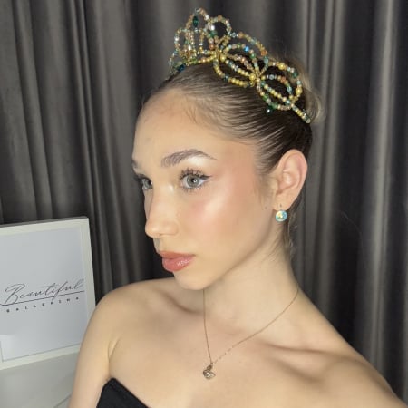 Tiara - green & gold - Esmeralda [2]