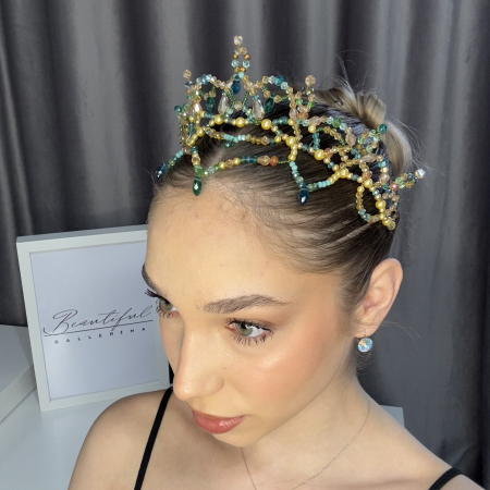 Tiara - green & gold - Le Corsaire [1]