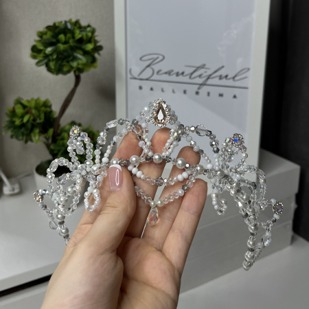 BB PRO TIARAS - Tiara Model - Étoile - White