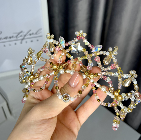 Tiara - Pink & Gold - Aurora - Sleeping Beauty [2]