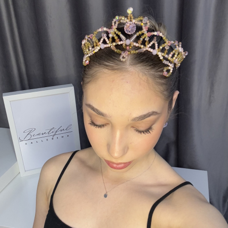 Tiara - pink & gold - Sugar Plum Fairy [7]