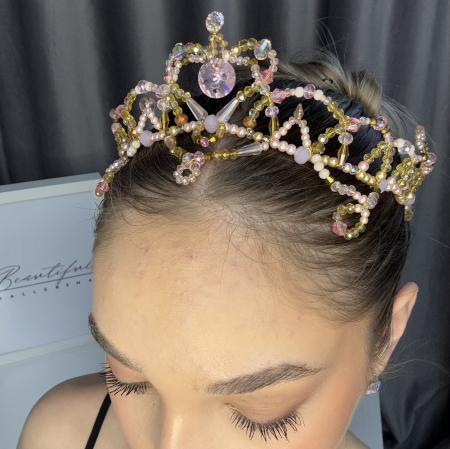 Tiara - pink & gold - Sugar Plum Fairy [5]