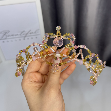 BB PRO TIARAS - Tiara - pink & gold - Sugar Plum Fairy