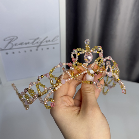 Tiara - pink & gold - Sugar Plum Fairy [6]
