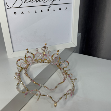 Tiara - pink , white , gold - Le Corsaire [12]