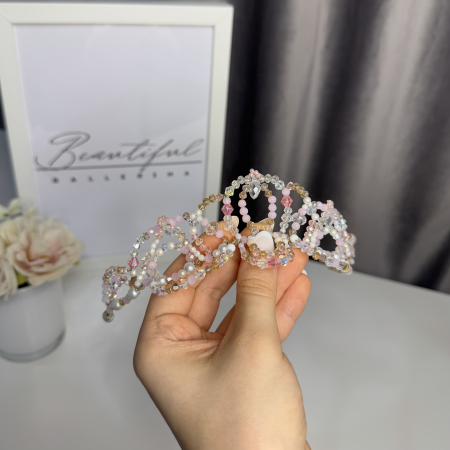 Tiara - pink , white & gold - Princess [2]