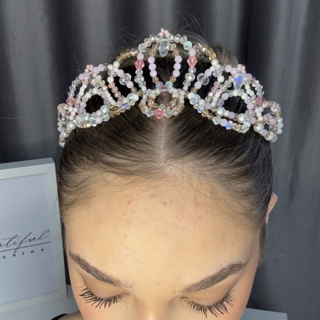 Tiara - pink , white & gold - Princess [4]