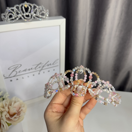 Tiara - pink , white & gold - Princess [1]