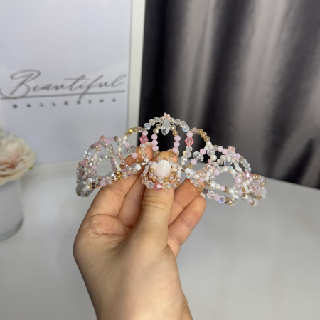 Tiara - pink , white & gold - Princess [7]