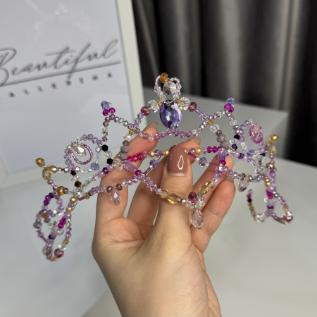 BB PRO TIARAS - Tiara Purple - Medora