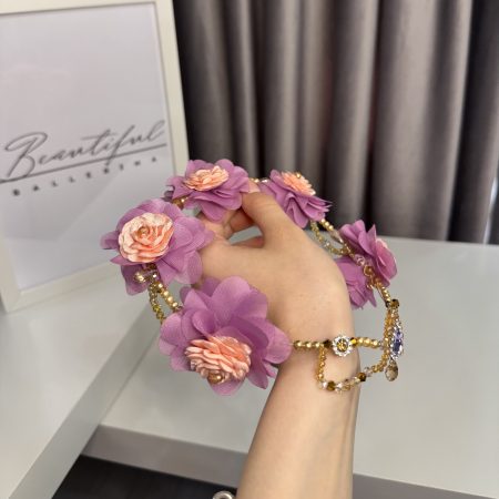 Tiara purple, pink, gold - Cupid [7]
